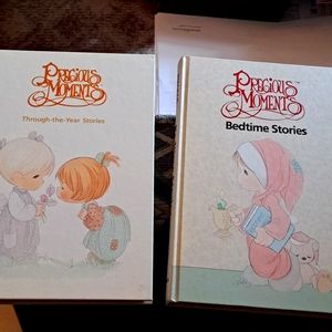 2 hardcover Precious Moments story books, like new, excellent condition